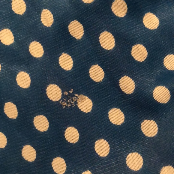 Vintage Pierre Christophe blue polka dot Peter Pan collar dress - Picture 7 of 9